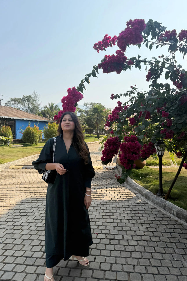 Bottle Green Subtle Stripes Co-Ord Set