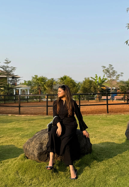 Black Everyday Wear Co-ord Set