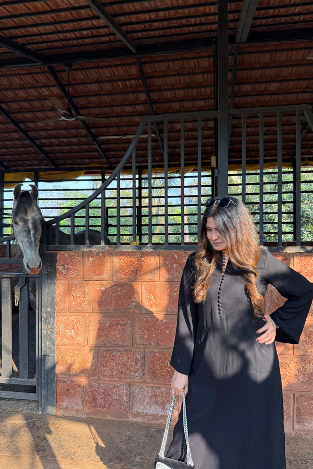 Black Everyday Wear Co-ord Set