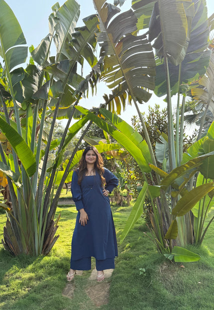 Teal Blue Effortless Co-Ord Set