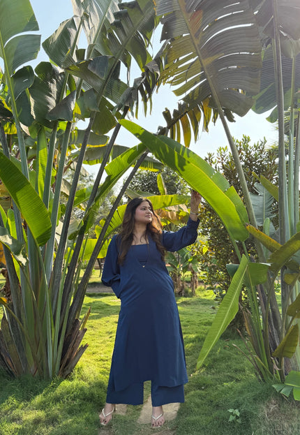 Teal Blue Effortless Co-Ord Set