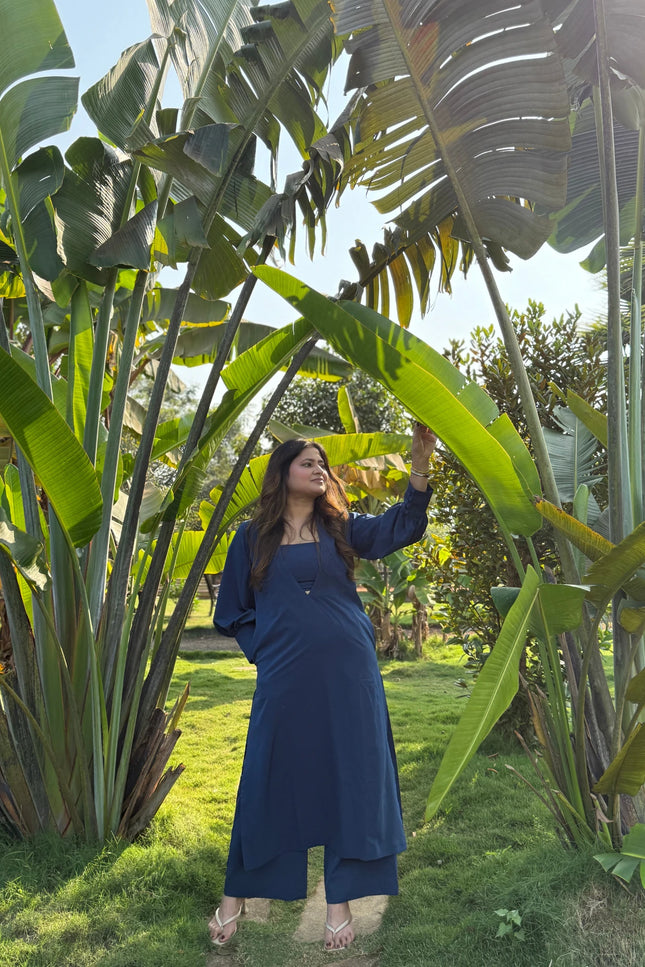 Teal Blue Effortless Co-Ord Set