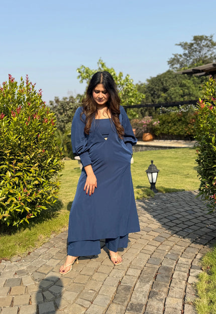 Teal Blue Effortless Co-Ord Set