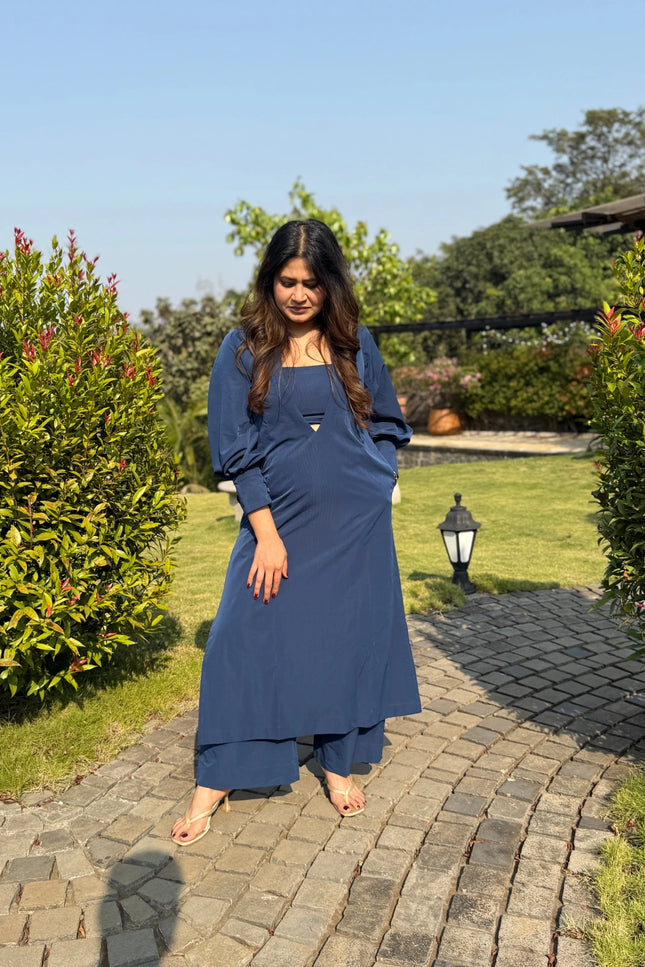 Teal Blue Effortless Co-Ord Set