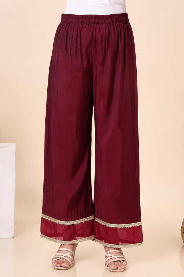 Wine Everyday Wear Kurta Set